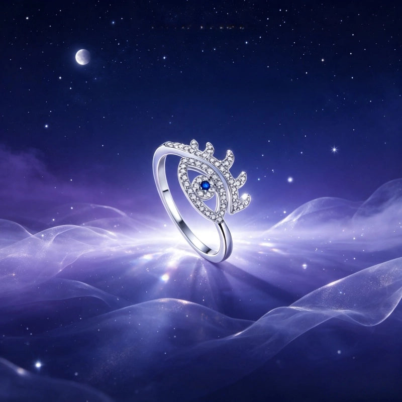 Lucky Evil Eye Ring – Ward Off Jealousy, Invite Prosperity