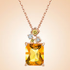 Collier en cristal naturel Abondance ensoleillée