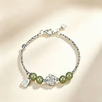 Bracelet Lotus Lumière Intérieure en Jade Naturel du Hetian