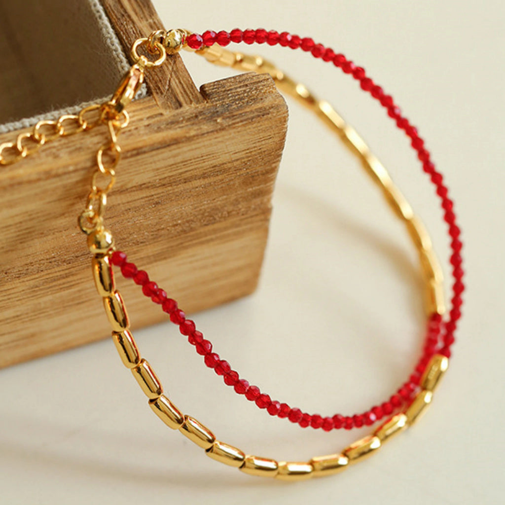 Collier en cristal naturel couronne vintage