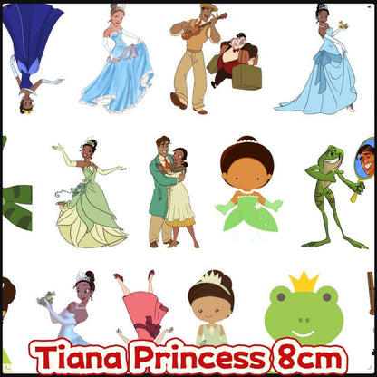 Tiana Princess 8cm Acrylic Charms for DIY match game-open in live