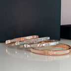 Natural White Mother-of-Pearl Slim Bracelet