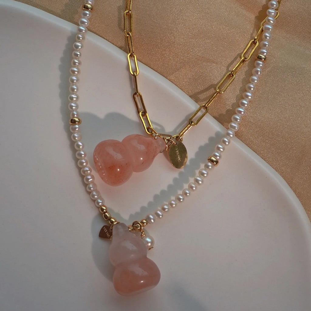 Collier à ajustement facile en quartz clair - Pureté intérieure et expression claire