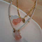 Collier à ajustement facile en quartz clair - Pureté intérieure et expression claire