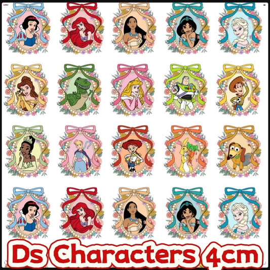 Ds Characters 4cm Acrylic Charms for DIY match game-open in live