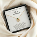Retro Twisted Circle Emerald Necklace, Luxury Green Stone Jewelry for Mom