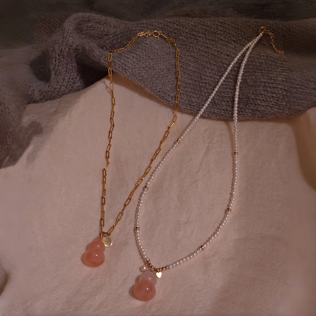 Collier à ajustement facile en quartz clair - Pureté intérieure et expression claire