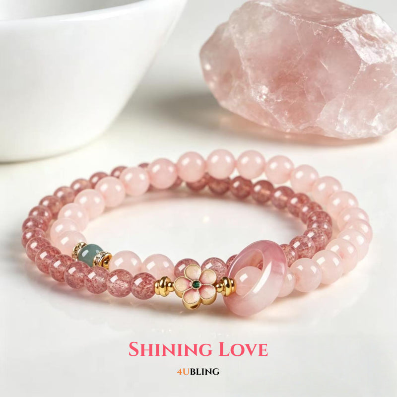 Shining Love Natural Crystal Bracelet