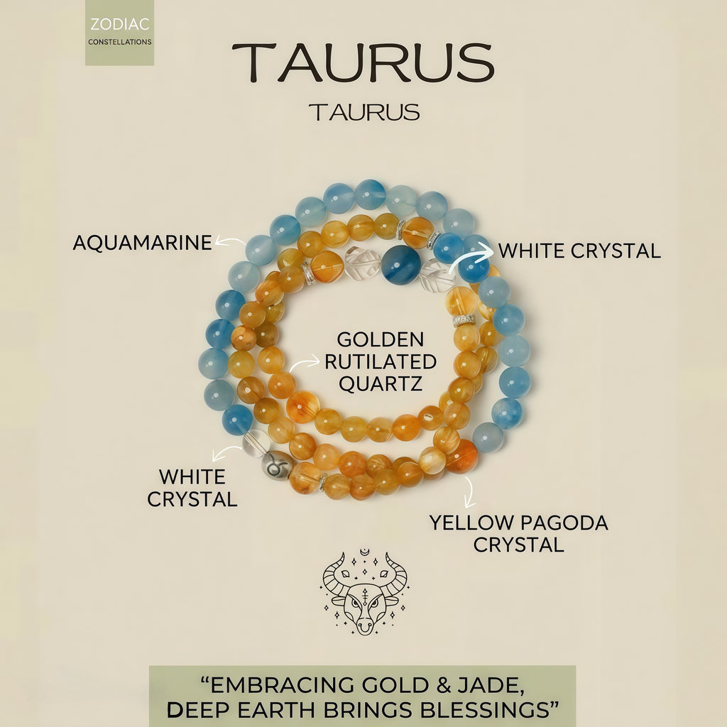 Constellation Natural Crystal Bracelet B