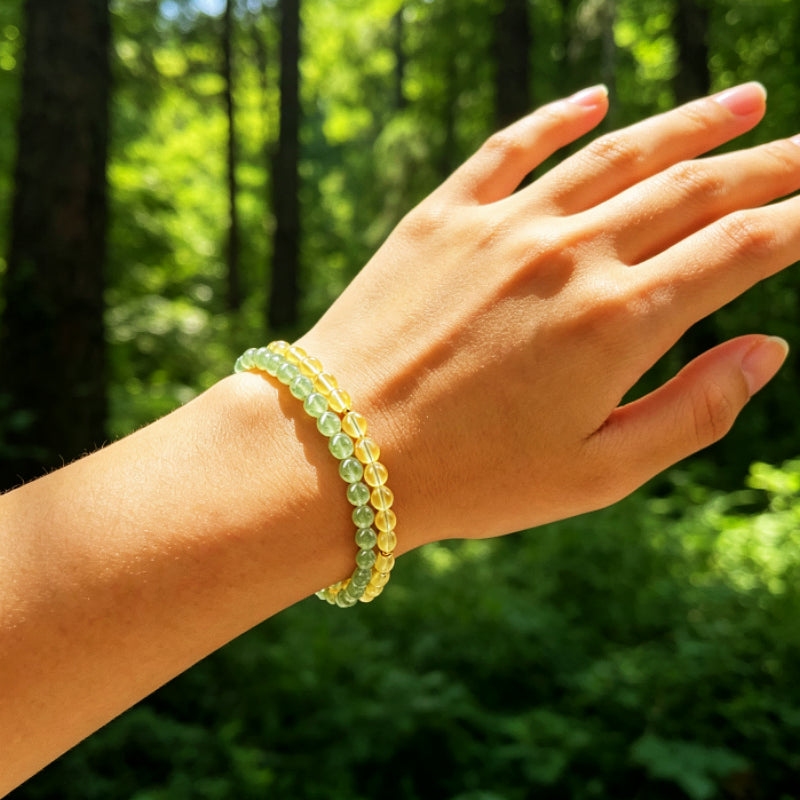 Hope Rise Natural Crystal Bracelet