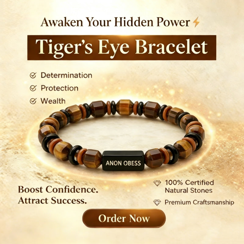 Golden Opportunity Natural Tiger Eye Bracelet