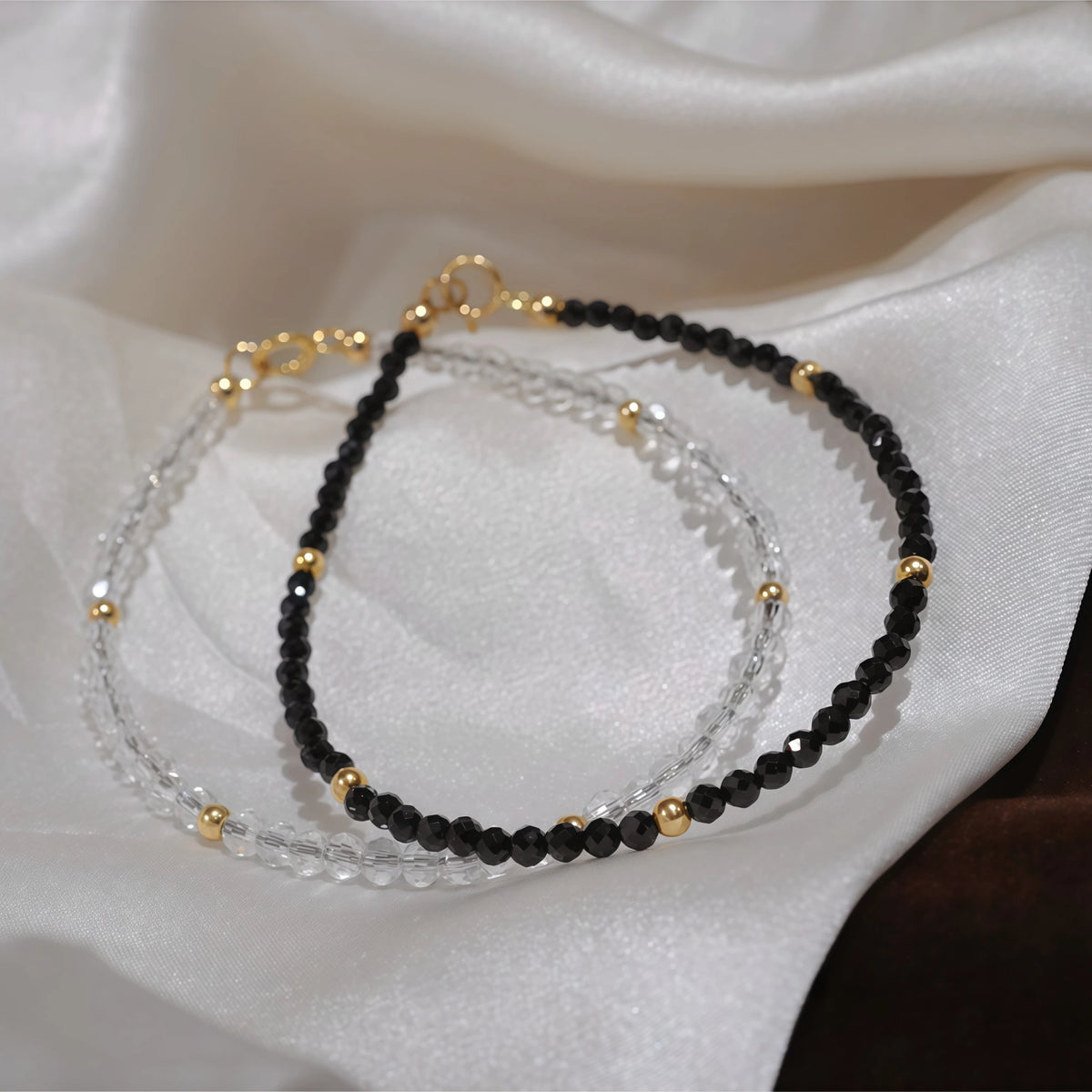 Collier en cristal naturel couronne vintage