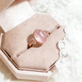Gentle Love Energy Pink Crystal Ring
