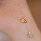 Collier à ajustement facile en quartz clair - Pureté intérieure et expression claire