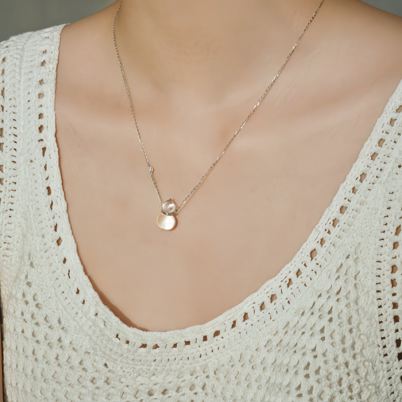 Clear Quartz Gourd Fortune Necklace