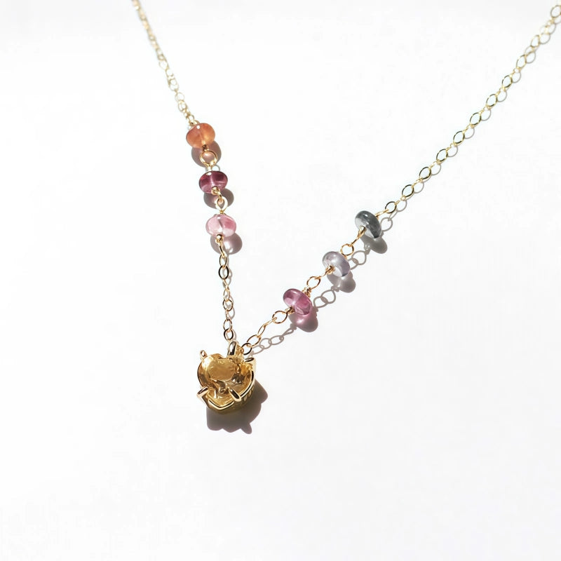 Collier Citrine Naturelle Pierre de Naissance Novembre – Richesse, Harmonie et Protection