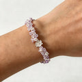 Iris Purple Lotus Woven Bracelet - Symbol of Purity & Serenity