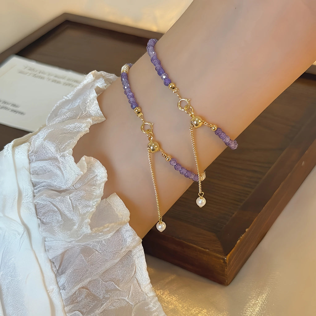 Collier en cristal naturel couronne vintage