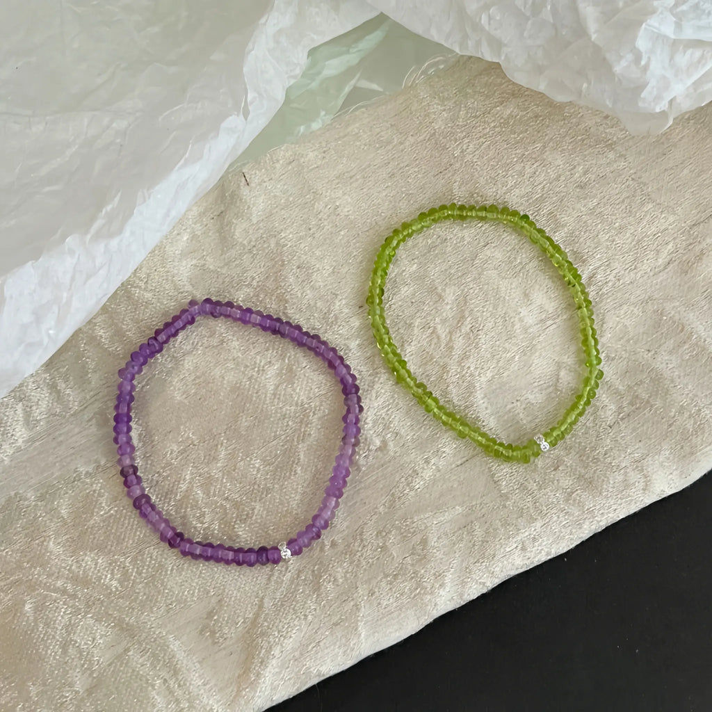 Dopamine‑Colored Crystal Stackable Bracelet - Boost Energy & Lift Mood