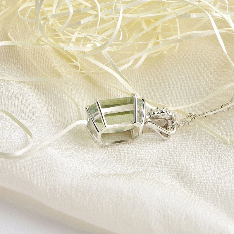 Phoenix Prism Natural Crystal Necklace — Stone of Health, Luck & Happiness