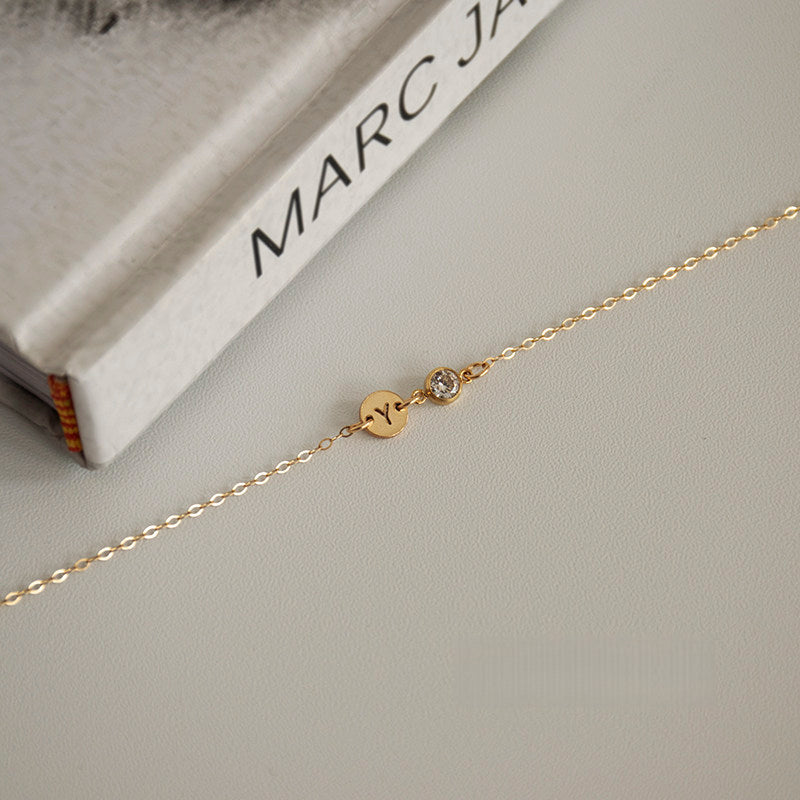 Personalized Name 14K Gold-Filled Customizable Letter Necklace (Non-Tarnishing)