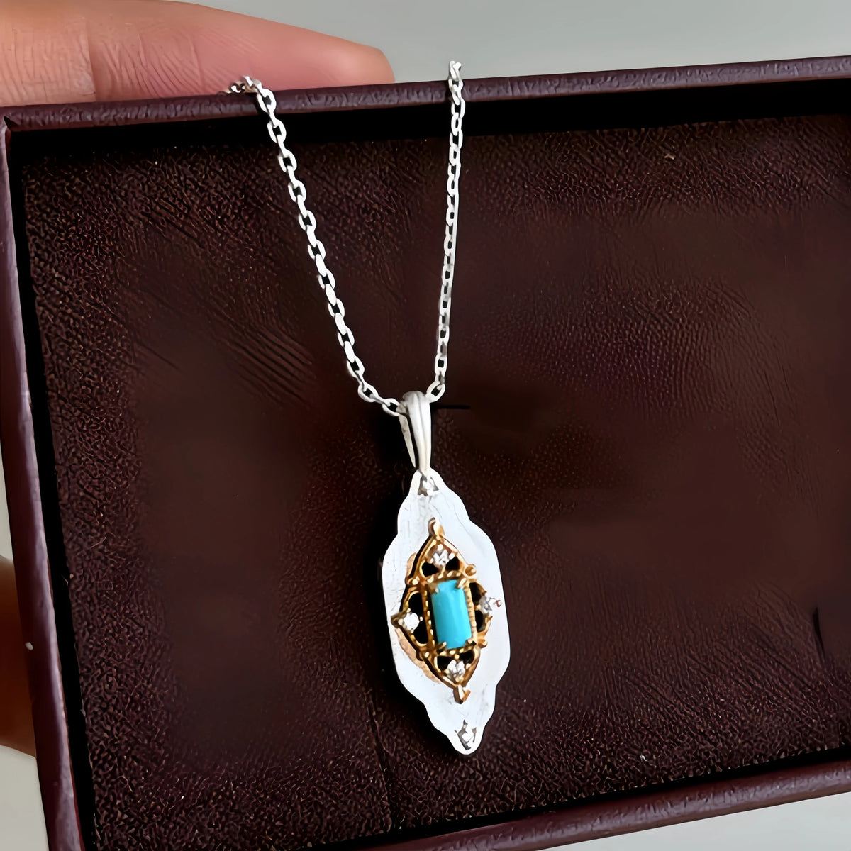 Collier Sakura en jade Hetian
