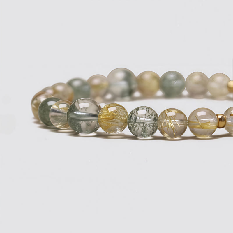 Bracelet en cristal naturel Golden Freedom