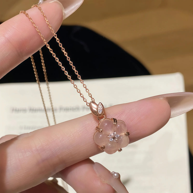 Collier en cristal naturel Serene Selflove
