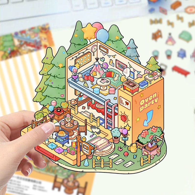 🎉🎉3D Scene Stickers-$10 free shipping  free tweezers🎉🎉