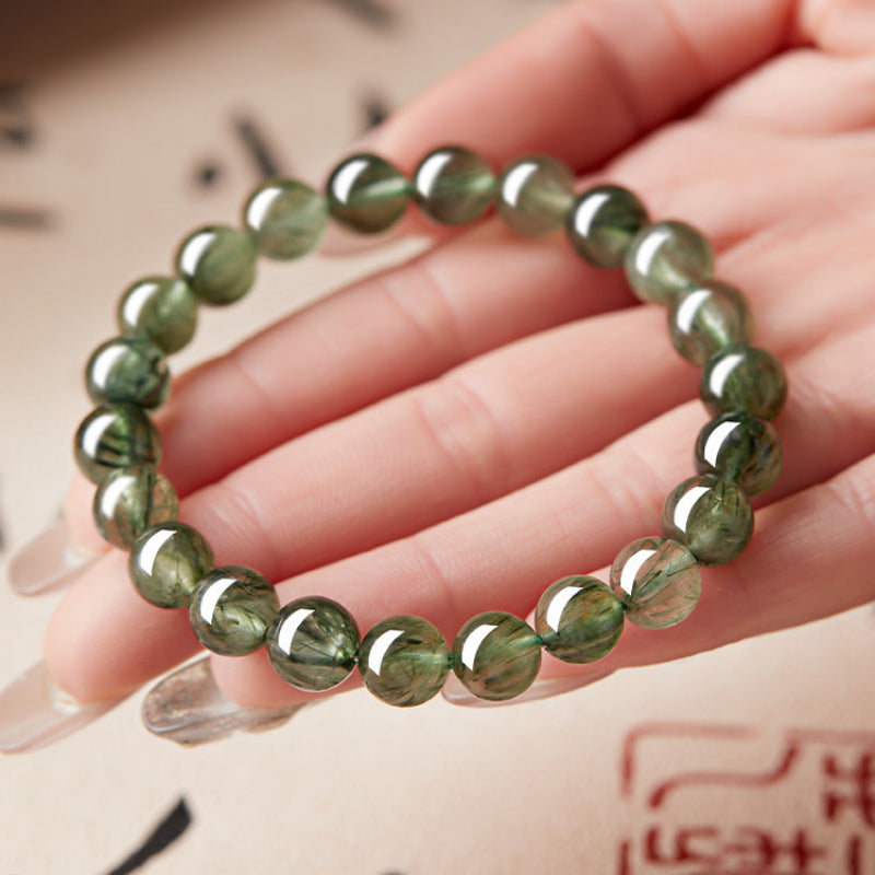 Bracelet en cristal naturel murmure de bambou