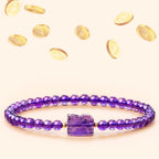 Bracelet Pi Xiu Violet en Cristal Naturel