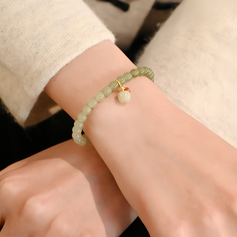 Bracelet Noble Cheval en Jade de Hetian
