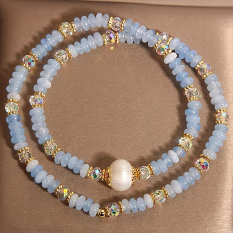 Bracelet de cinabre naturel Renouveau Lotus Rouge