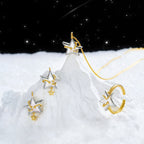 Boucles d'oreilles Polaris en nacre