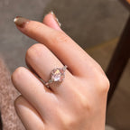 Bague Éclat de Quartz Rose