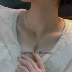 Collier à ajustement facile en quartz clair - Pureté intérieure et expression claire