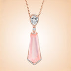 Collier en Cristal Naturel Larme d'Amour