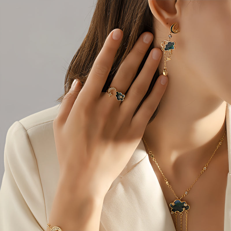 Bague en améthyste naturelle irrégulière – Calme l'esprit, approfondit l'intuition, attire la paix