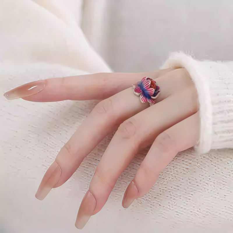 Lotus Ring - Blessings at Every Step