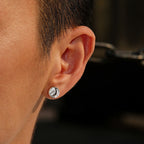 Boucles d'oreilles claires Lunastellum