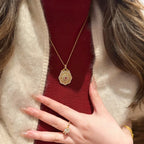 Collier Lotus Cœur pour Bénédictions