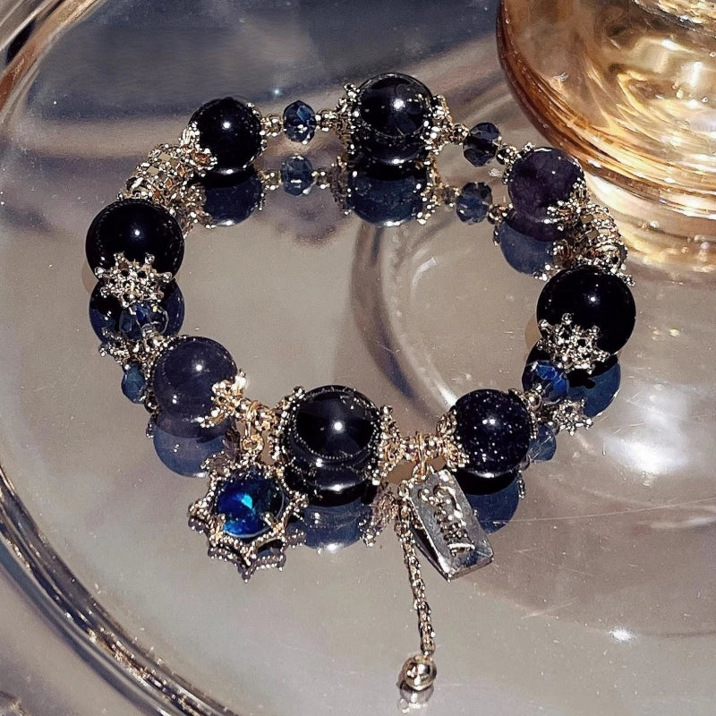 Obsidian Bracelet – Ground Energy, Clear Aura, Protect Your Light