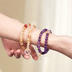 Bracelet « Muguet » en Améthyste naturelle – Sagesse ouverte, Attire les bienfaiteurs