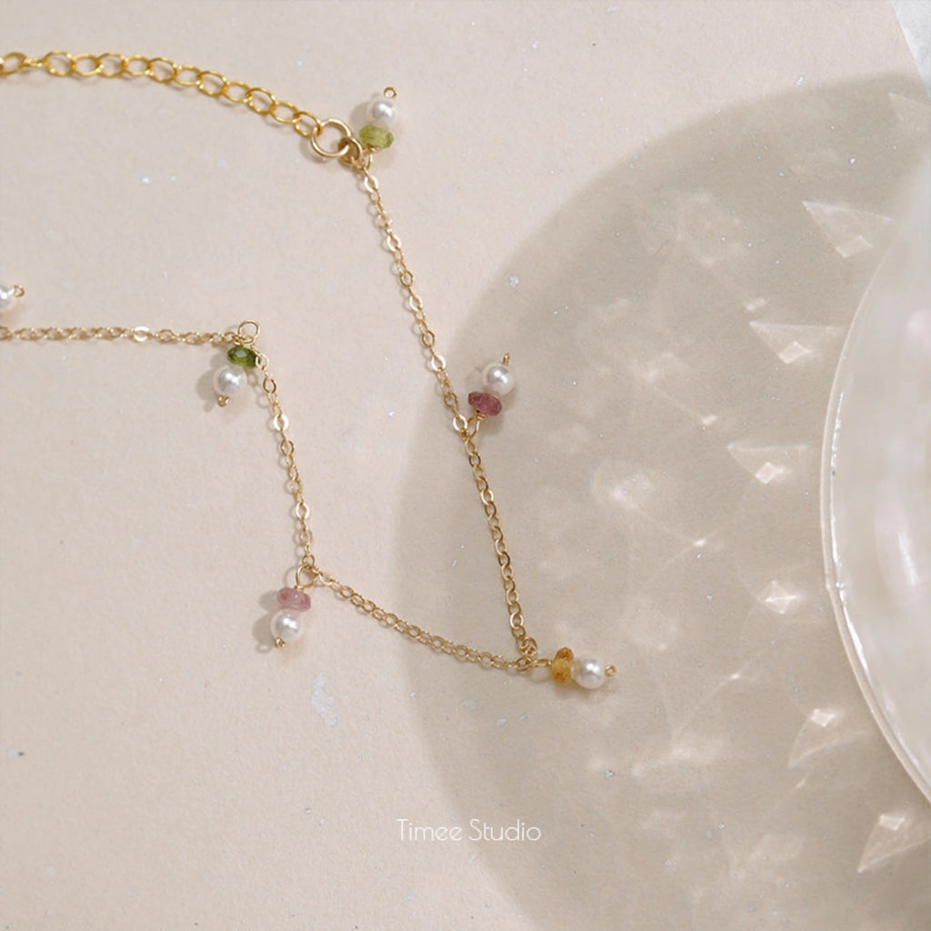 Natural Gemstones Stackable Bracelet - Balances Aura and Protection