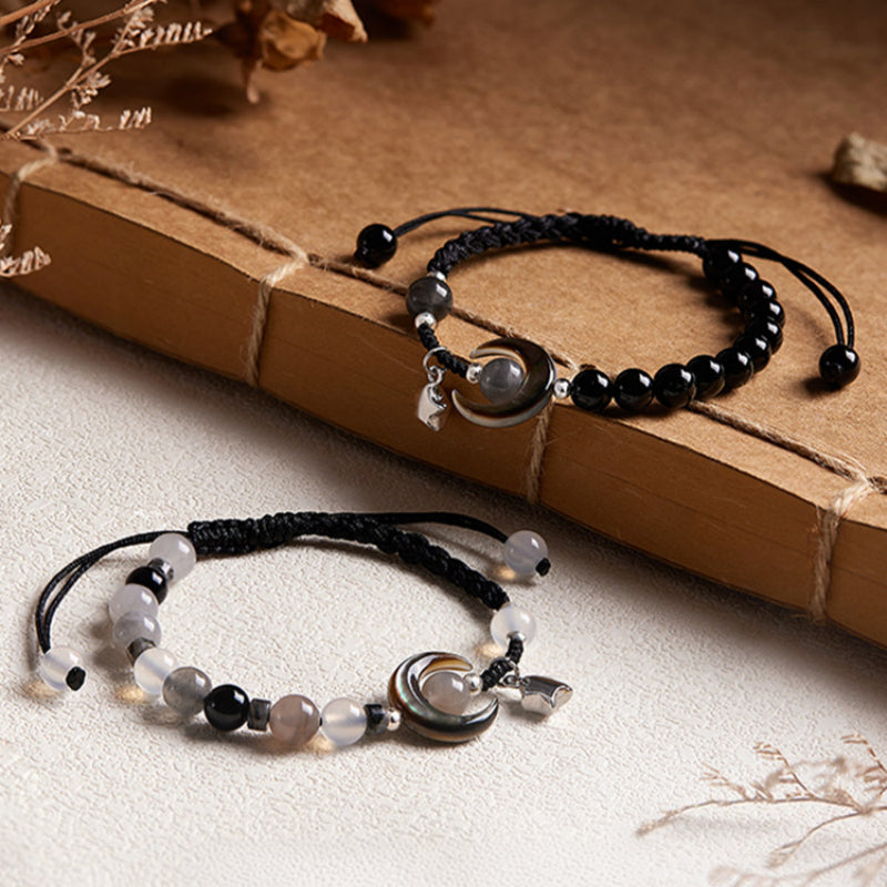 Bracelet Lune et Étoile Pacte d'Amour