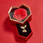 Romantic Heart Gift Box with Flower
