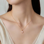 Collier à ajustement facile en quartz clair - Pureté intérieure et expression claire