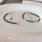 Collier en cristal naturel couronne vintage