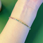 Collier en cristal naturel couronne vintage