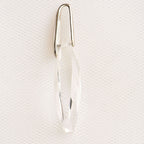 Snow Soul Clear Quartz Drop Necklace - Clarity & Focus